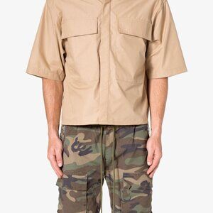 mnml Cropped S/S Shirt - Khaki Size MKhaki / M